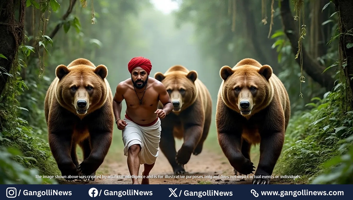 Joida: Farmer Seriously Injured in Bear Attack Near Deria Village in Kali Tiger&nbsp;Reserve