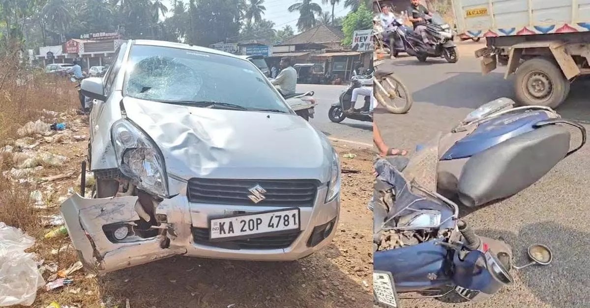 Bhatkal: Scooter Rider Succumbs to Injuries in City Light Cross&nbsp;Accident