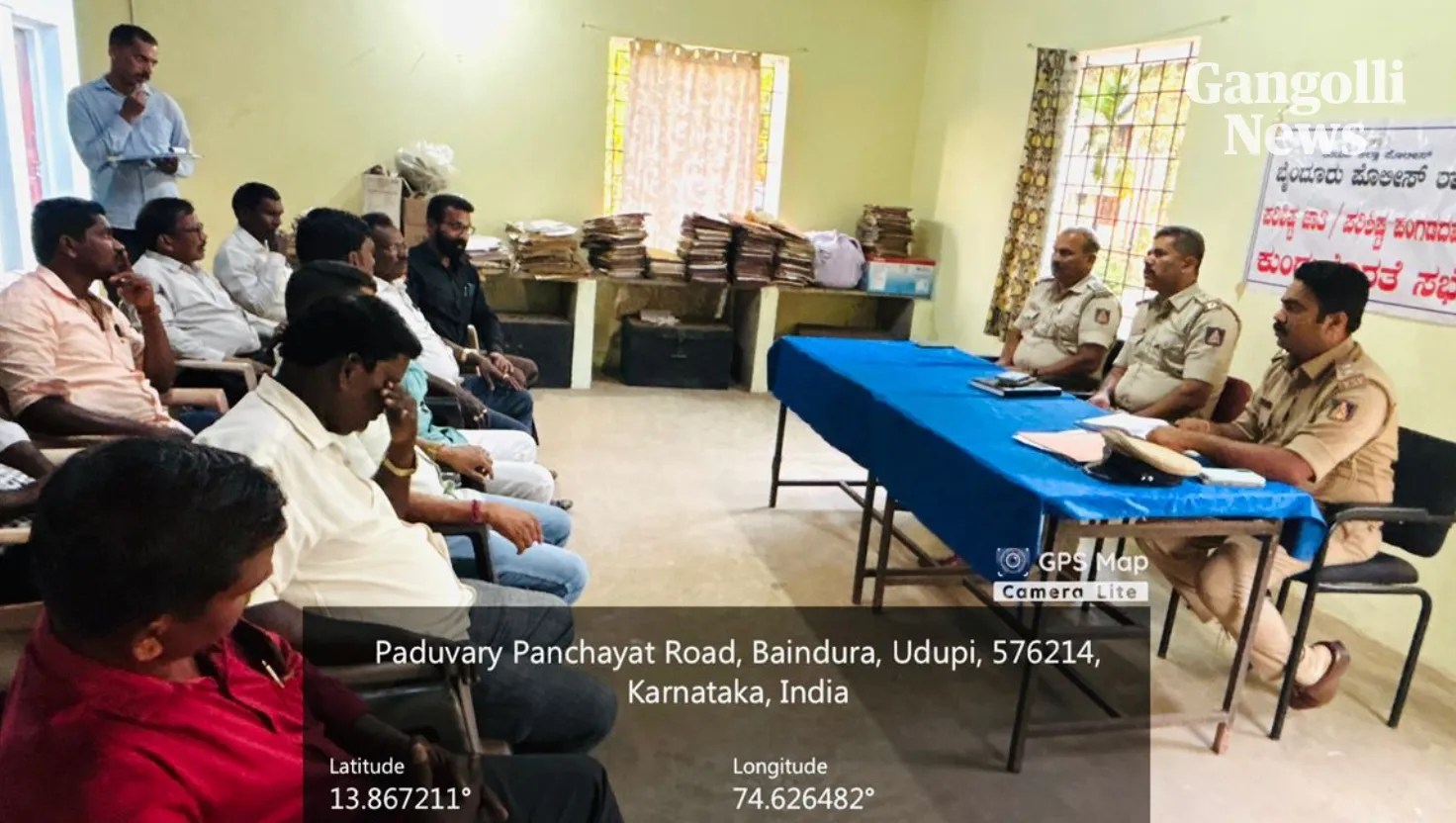 Byndoor: Circle Inspector Chairs Monthly SC/ST Grievance&nbsp;Meeting