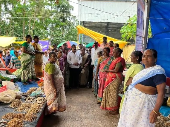 ₹ 10 ಲಕ್ಷ ವೆಚ್ಚದಲ್ಲಿ ನಿರ್ಮಾಣಗೊಂಡ ಸಂತೆಕಟ್ಟೆ ಒಣಮೀನು ಮಾರುಕಟ್ಟೆ&nbsp;ಉದ್ಘಾಟನೆ