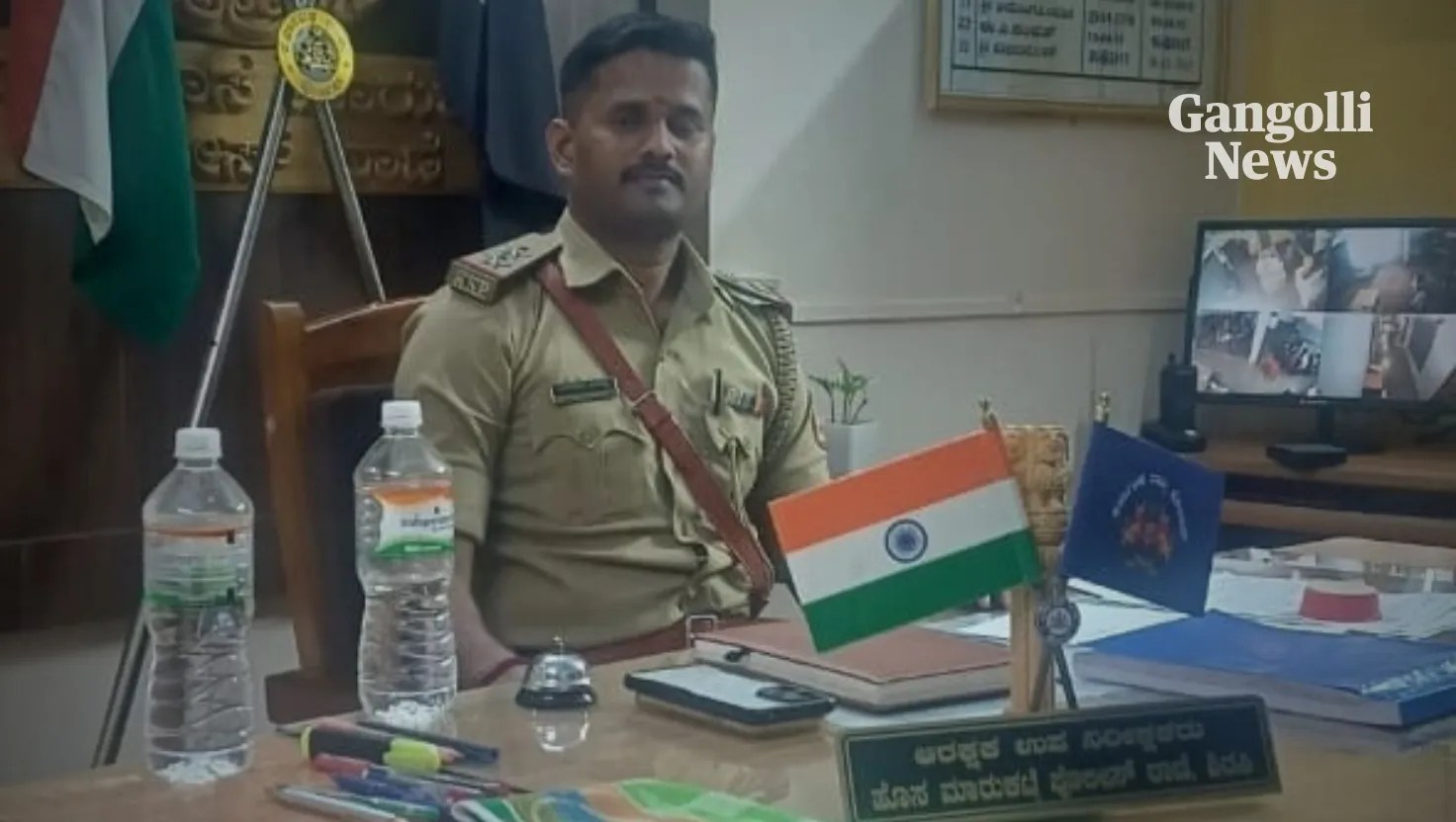 ಶಿರಸಿ: ಹೊಸ ಮಾರುಕಟ್ಟೆ ಠಾಣೆಯ ನೂತನ ಪಿಎಸ್ಐ ಆಗಿ ಬಸವರಾಜ್ ಕನಶೆಟ್ಟಿ ಅಧಿಕಾರ ಸ್ವೀಕಾರ