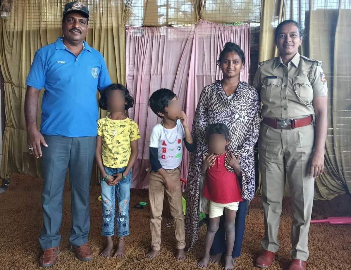 ಕುಂದಾಪುರ: ಅಸಹಾಯಕ ಸ್ಥಿತಿಯಲ್ಲಿದ್ದ ತಾಯಿ-ಮಕ್ಕಳಿಗೆ ಆಸರೆಯಾದ ಗಂಗೊಳ್ಳಿ ಕರಾವಳಿ ಕಾವಲು ಪೊಲೀಸ್!