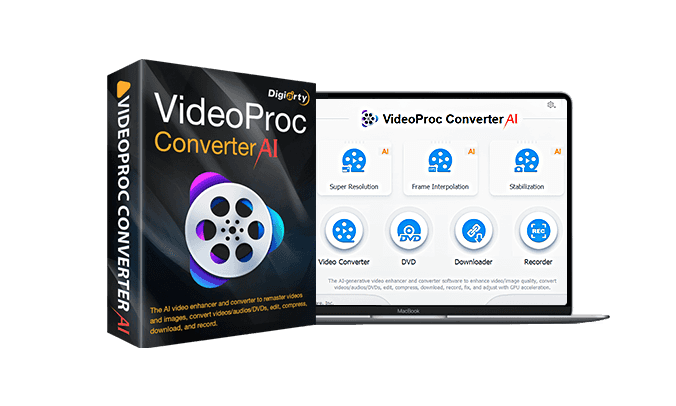 VideoProc Converter v8.7 一站式AI视频增强转换下载软件便携版