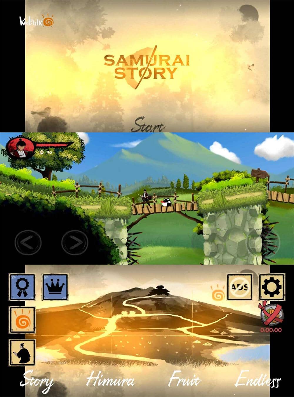 武士故事 - 安卓惊险动作闯关游戏