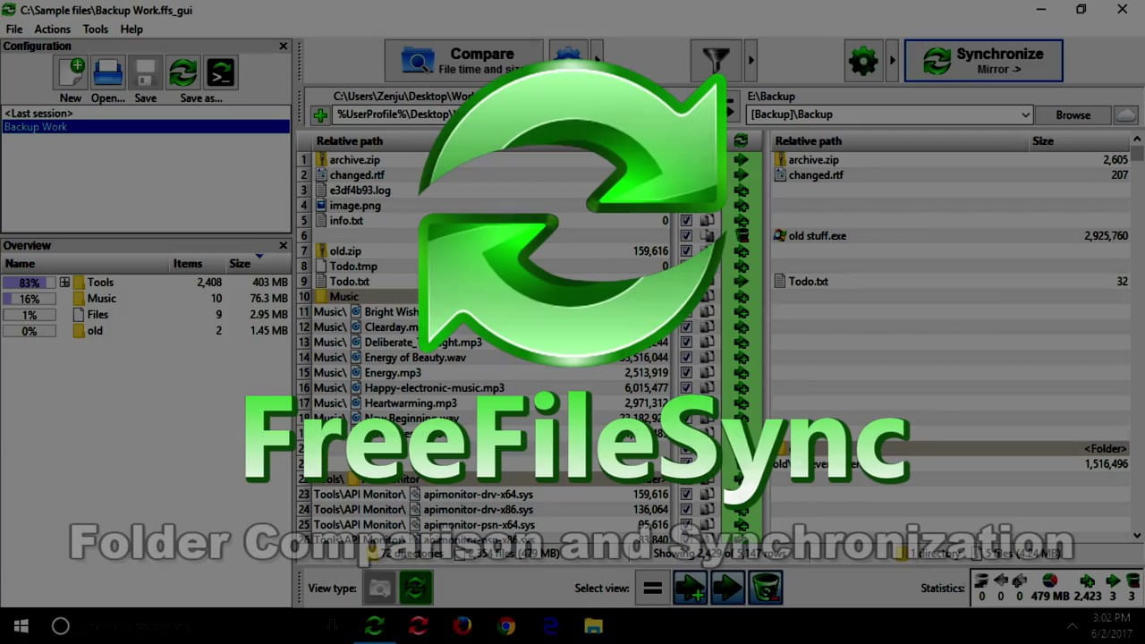 FreeFileSync v13.3 - 免费开源文件夹比较和同步工具