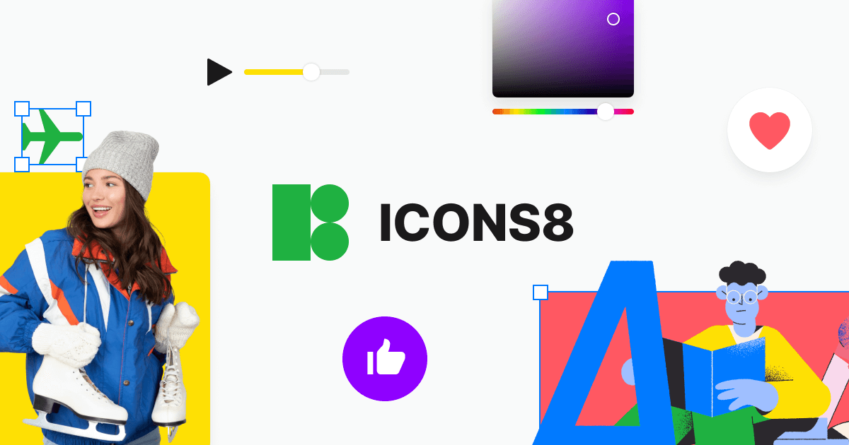 Icons8 - 免费的图标、剪贴画插图、照片和音乐