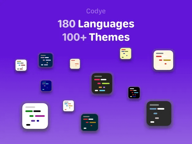 Codye：Apple提升代码展示的完美工具限免ing