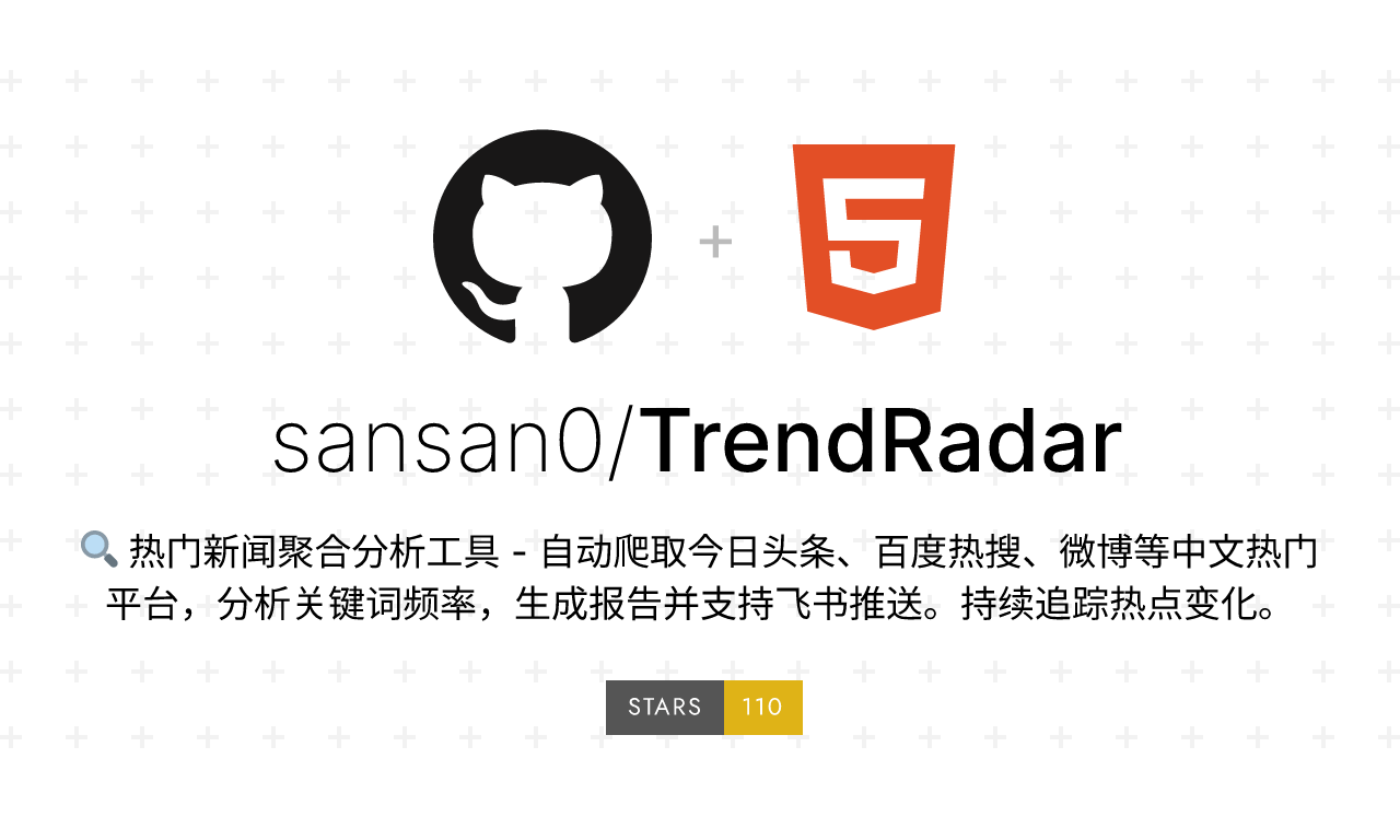 TrendRadar：多平台热点资讯自动监控与分析工具