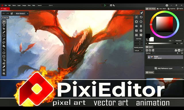 PixiEditor v2.0.1.19 - 开源像素艺术编辑软件便携版