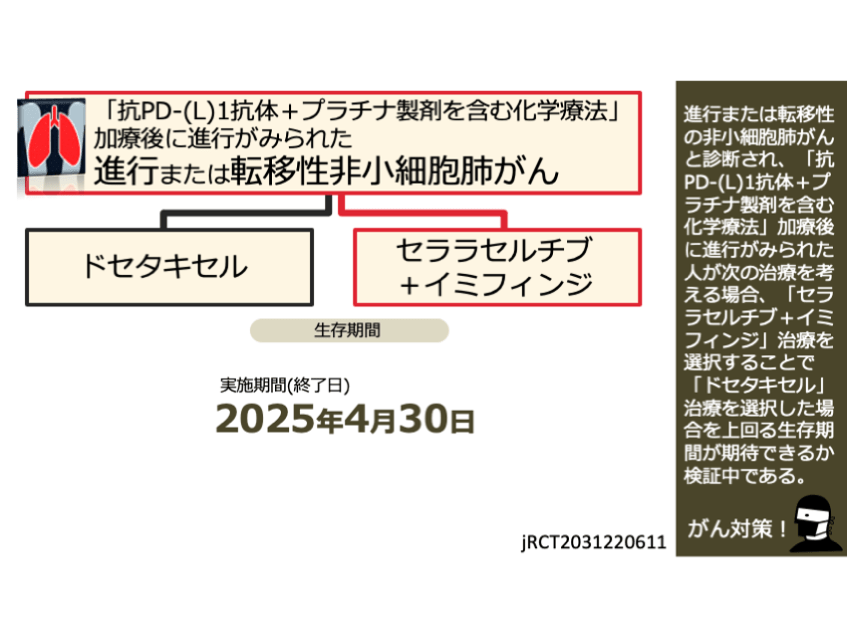 日本がん対策図鑑 | 【肺がん：二次治療（OS
