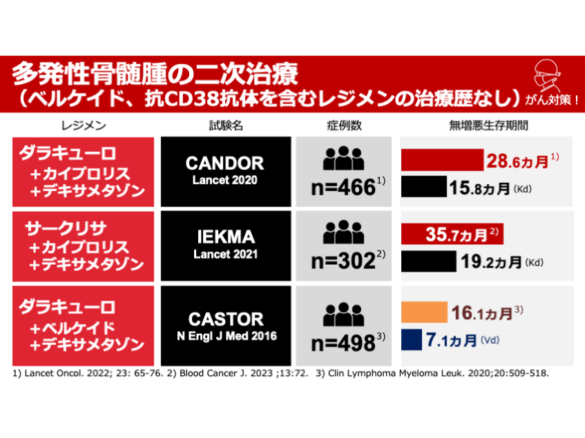 日本がん対策図鑑 | 【標準治療】再発・難治性多発性骨髄腫