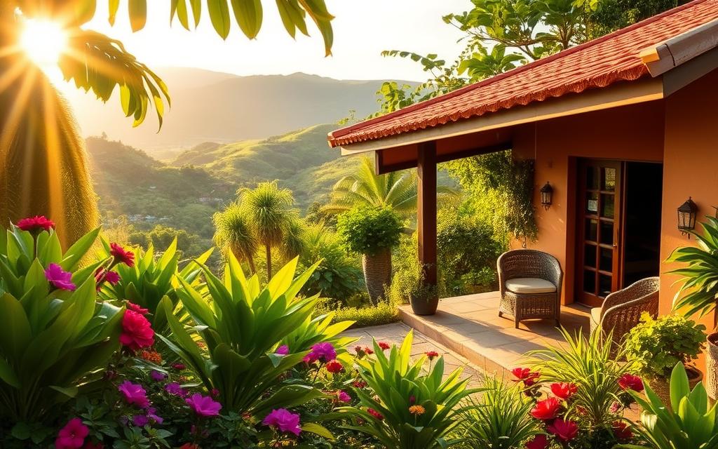 Costa Rica borrower reviewing property financing documents with an advisor