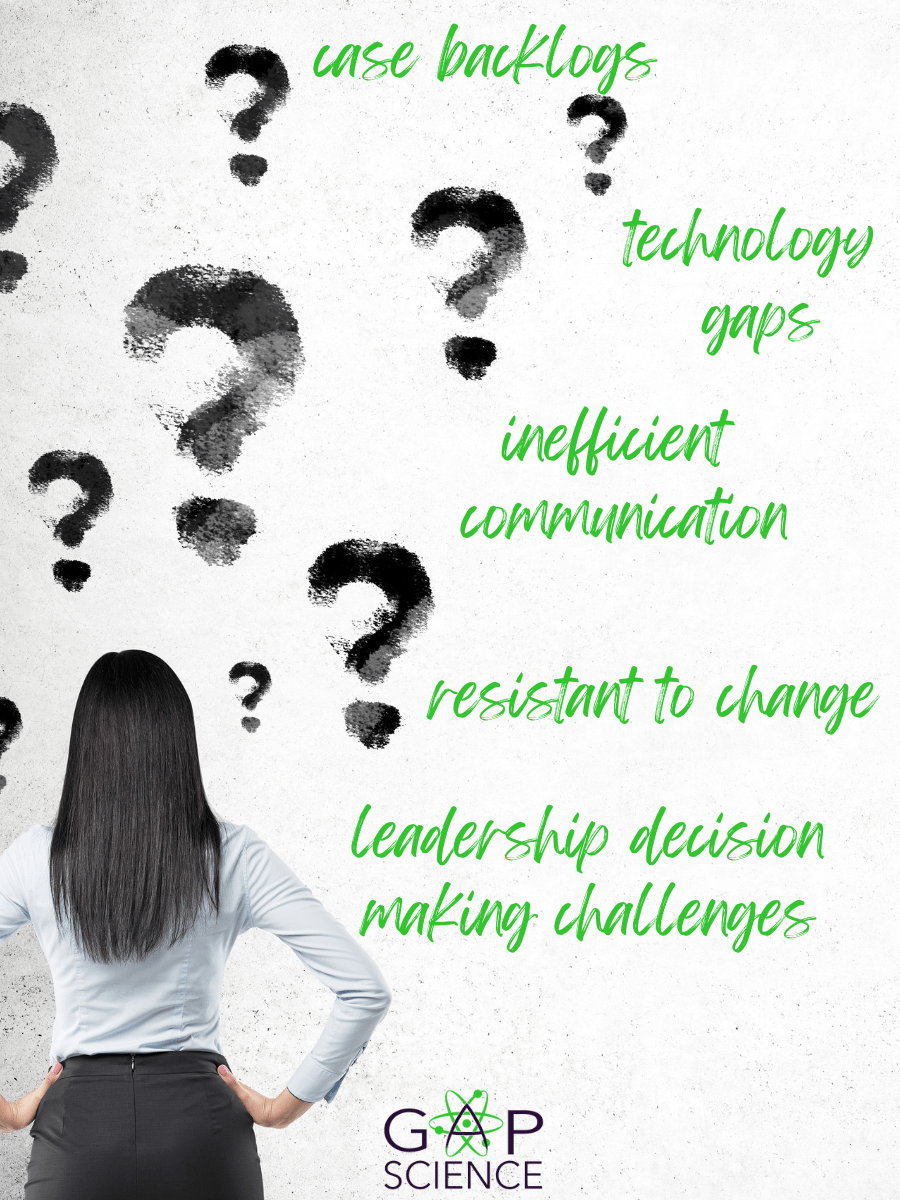 common bottlenecks in forensic units