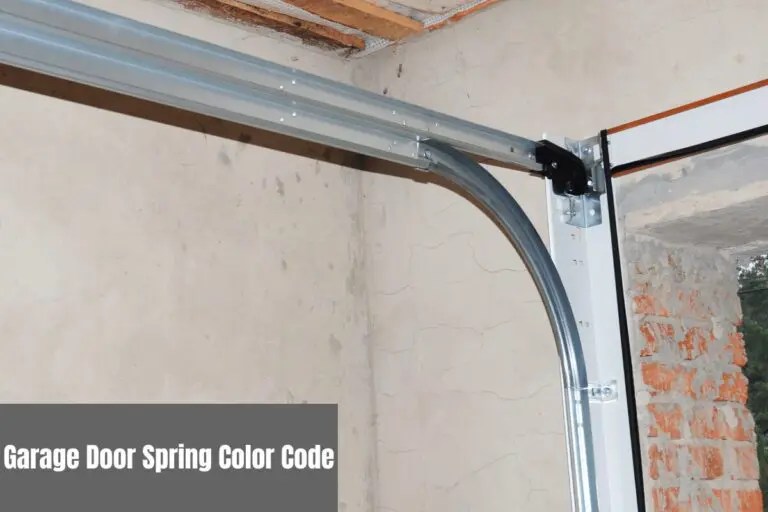 Garage door spring color code