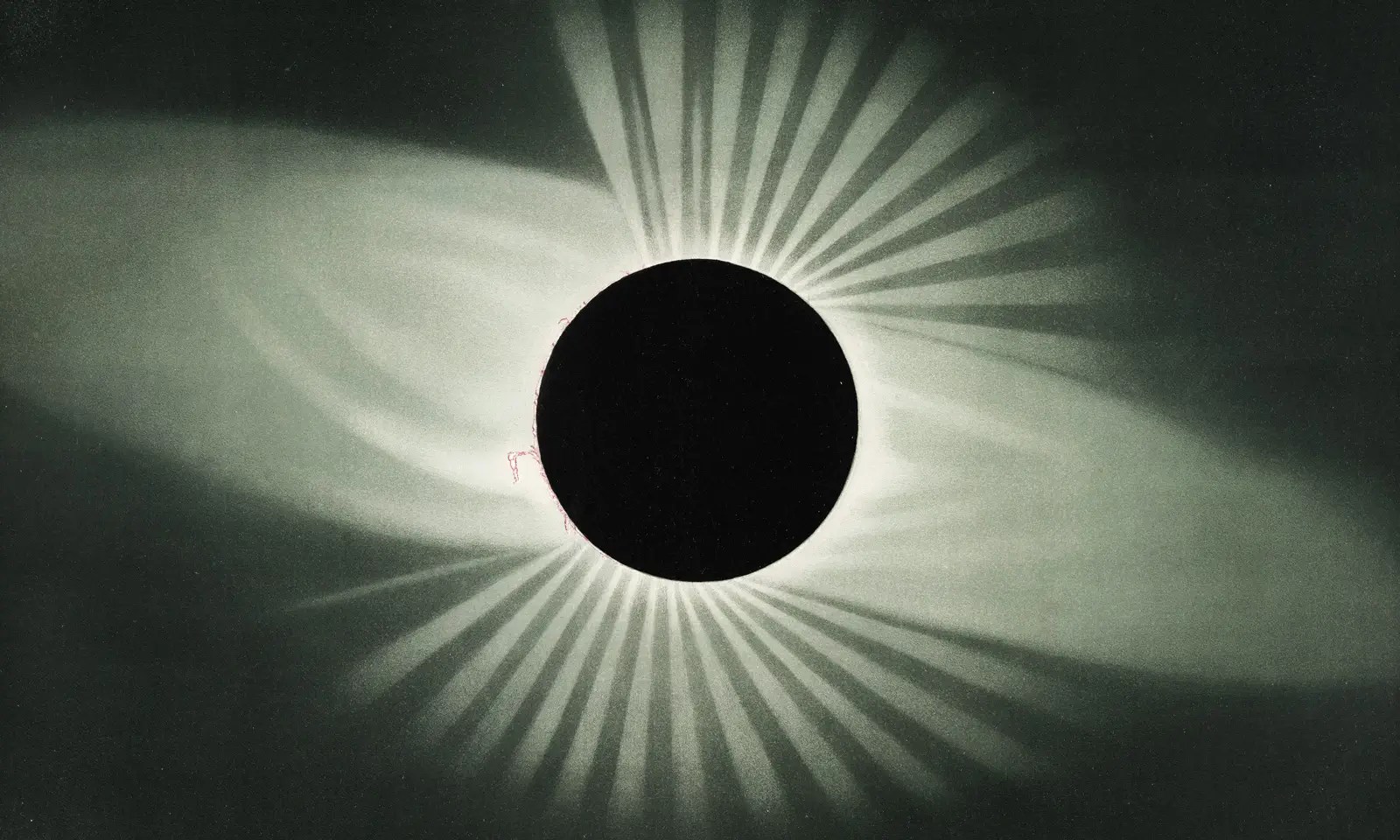 Drawing of the 1878 eclipse