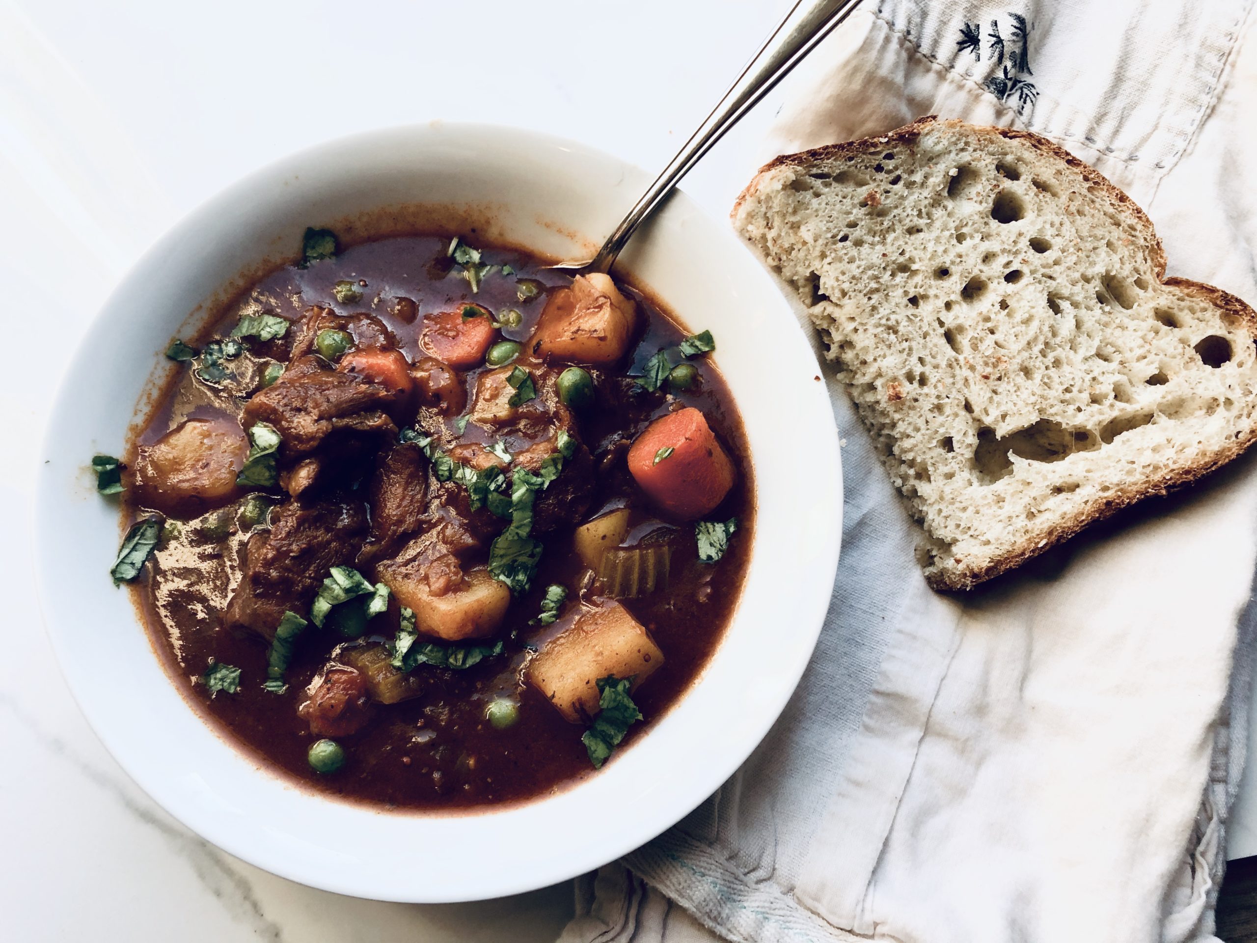 Beef Stew (Instant Pot, Stovetop, or Slow Cooker) Garnish at Home