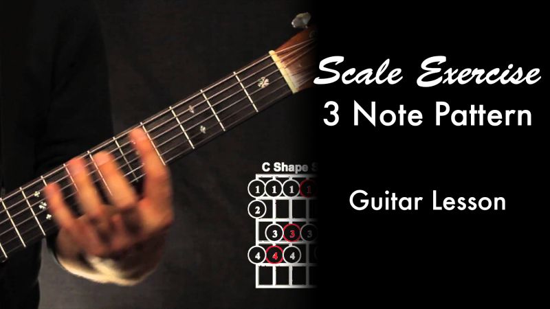 Scale Exercise 3 Note Pattern Garret S Guitar Lessons - Premium Colorful Wallpaper Gallery - 4K