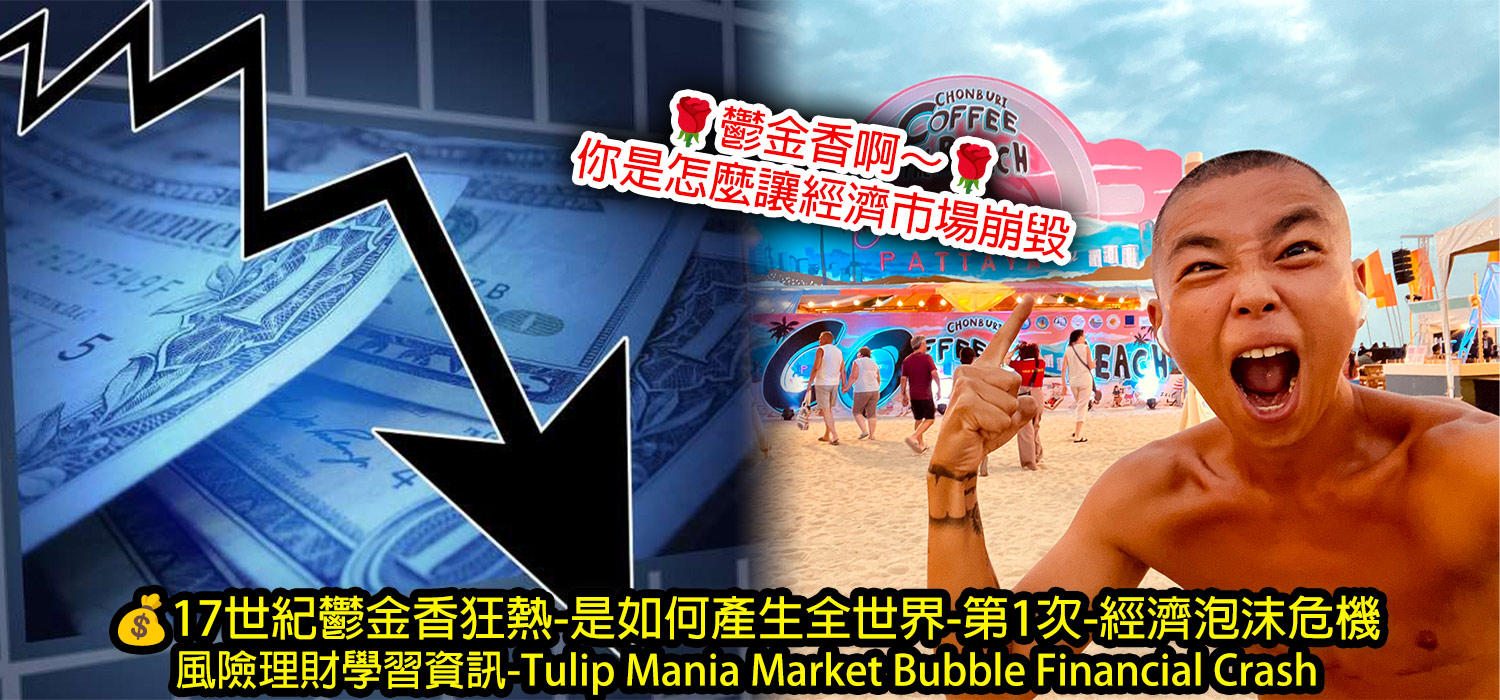 💰17世紀鬱金香狂熱-是如何產生全世界-第1次-經濟泡沫危機-風險理財學習資訊-Tulip Mania Market Bubble  Financial Crash - 移居泰國小天使-Garuda
