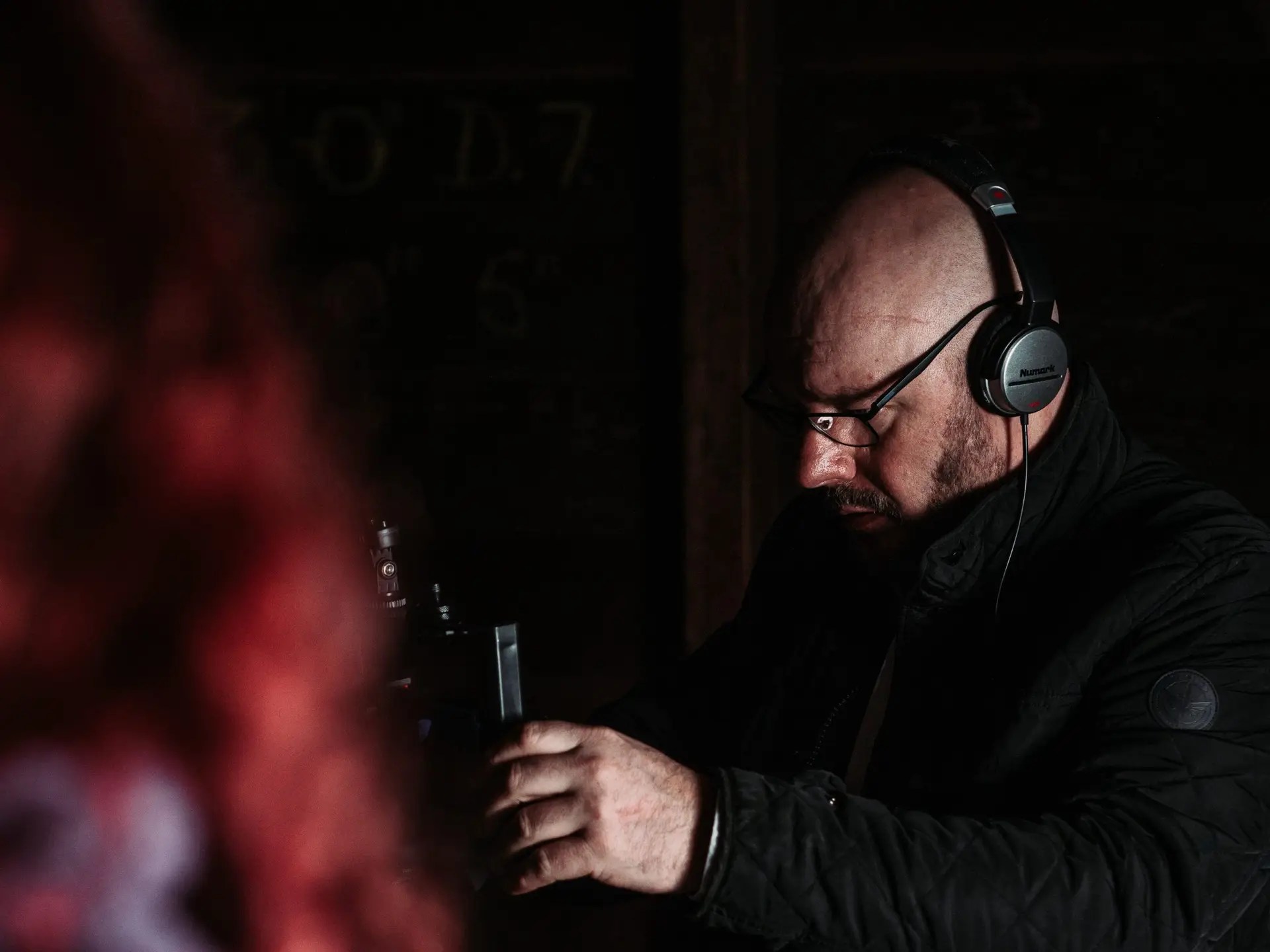 Director Gary Abraham. Shot on the set of the Gary Abraham film "Father's Day" by Jack Nimmo.
