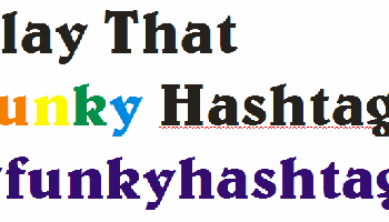 Funky Hashtags
