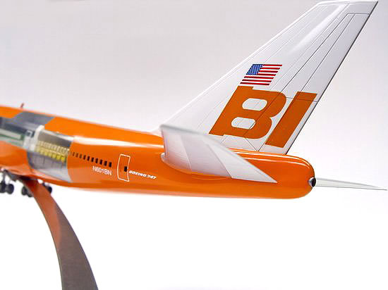 Braniff International Boeing 747-100 Scale Cutaway Model » Gate 72