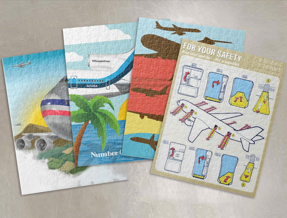 Classic Airliners Jigsaw Puzzle 11 x 14 (252 Pieces) » Gate 72