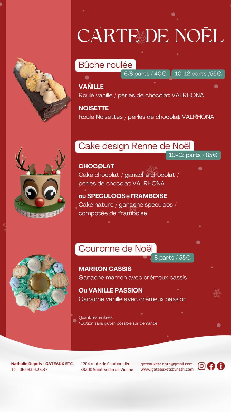 carte noel gateaux etc vienne