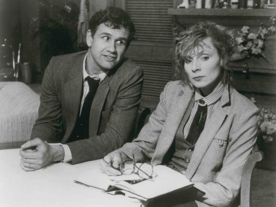 .With Garrett M. Brown in “Bloodletters” at Ensemble Studio Theatre, NYC 1984. Photo by Carol Rosegg.