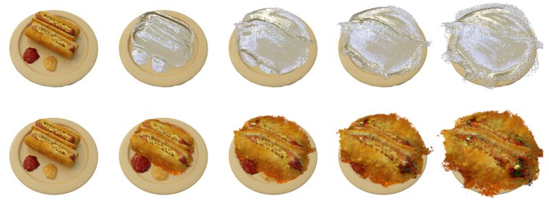 Gaussian Splashing - High Resolution Light Arts for Desktop