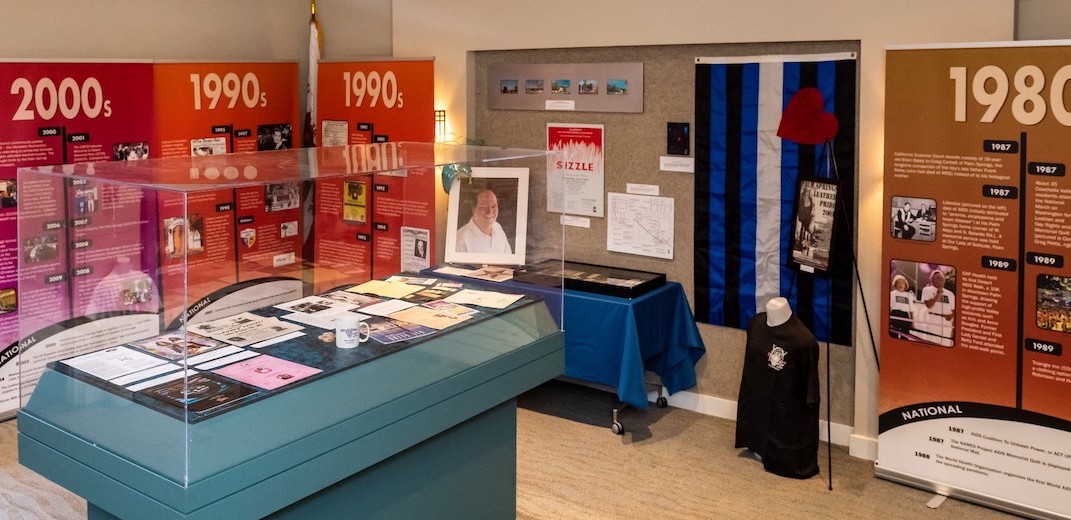 LGBTQ Archives Exhibit Display