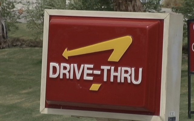 In-N-Out Drive Thru Sign