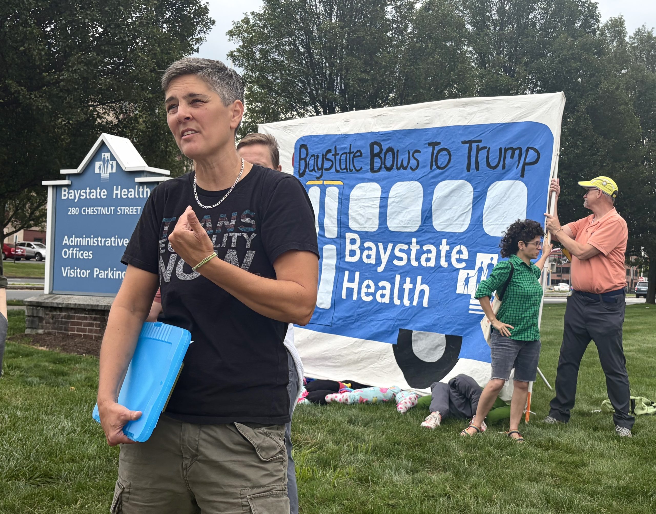 gazettenet.com - Emilee Klein - Baystate Health faces growing pressure over transgender care, insurance ties in dueling protests