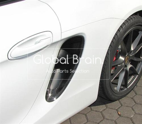 ポルシェ 981 ケイマン ボクスター リアルカーボン サイド ベント