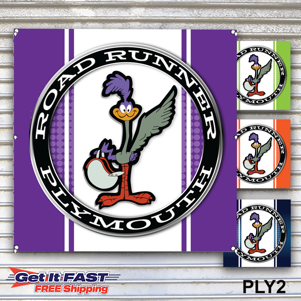 Plymouth Road Runner Banner