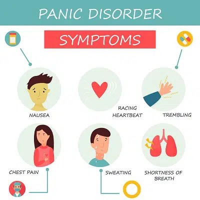 What are the symptoms of the Panic disorder?