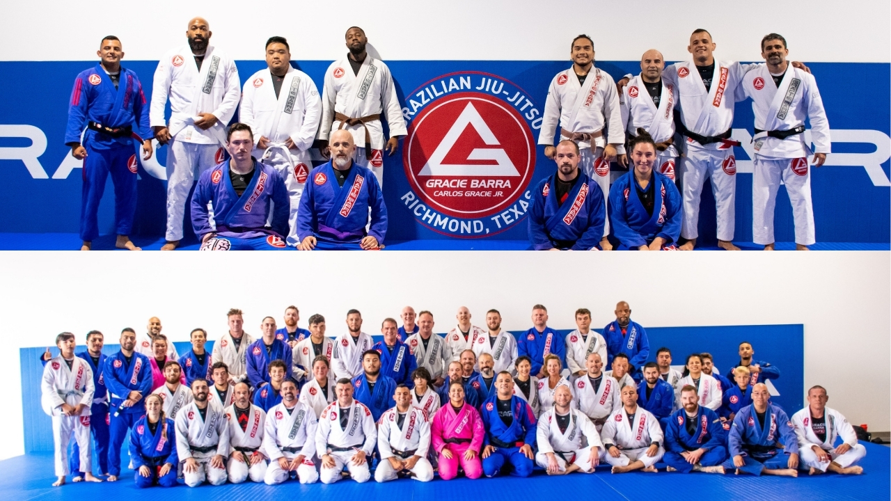 the full brazilian jiu jitsu classes of before the school opened and after at gracie barra richmond texas