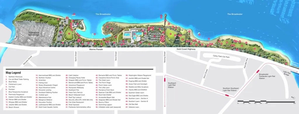 GC Aqua Park At Broadwater Parklands Southport Gold Coast IMG 0532 1024x393 