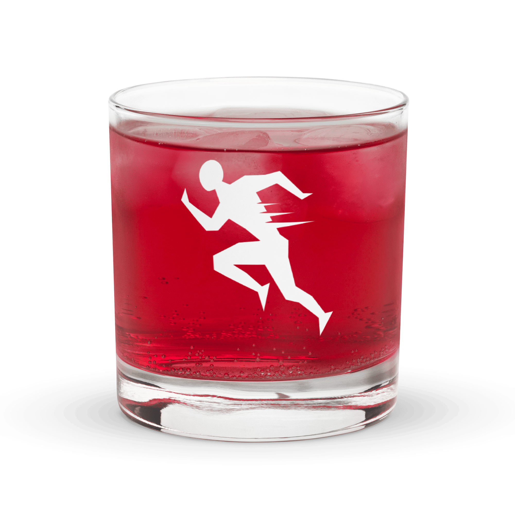 Adrenaline Rush Rocks Glass By HadiArts