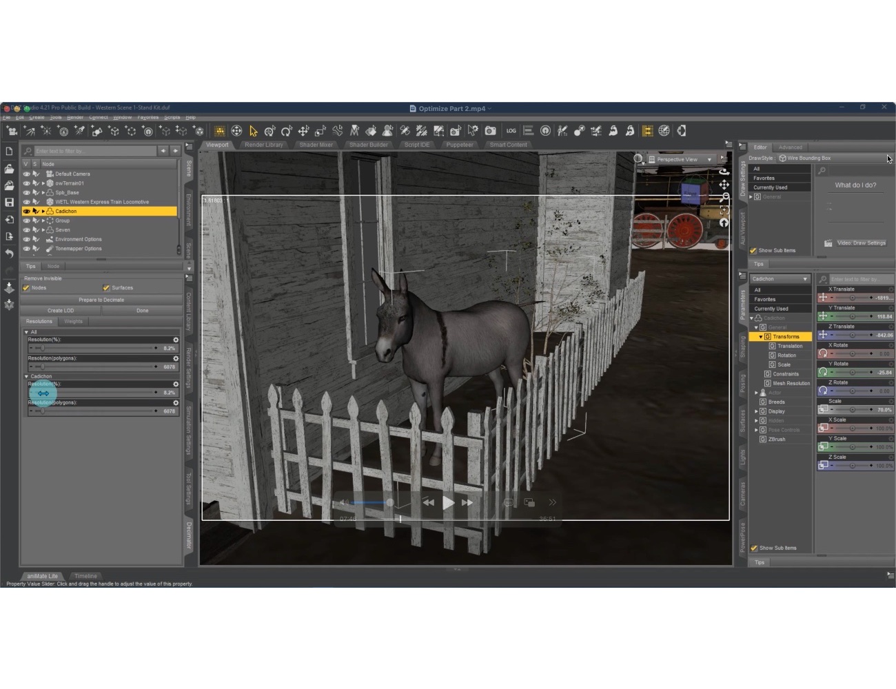 Optimizing daz studio: memory, rendering, scenes and workflow