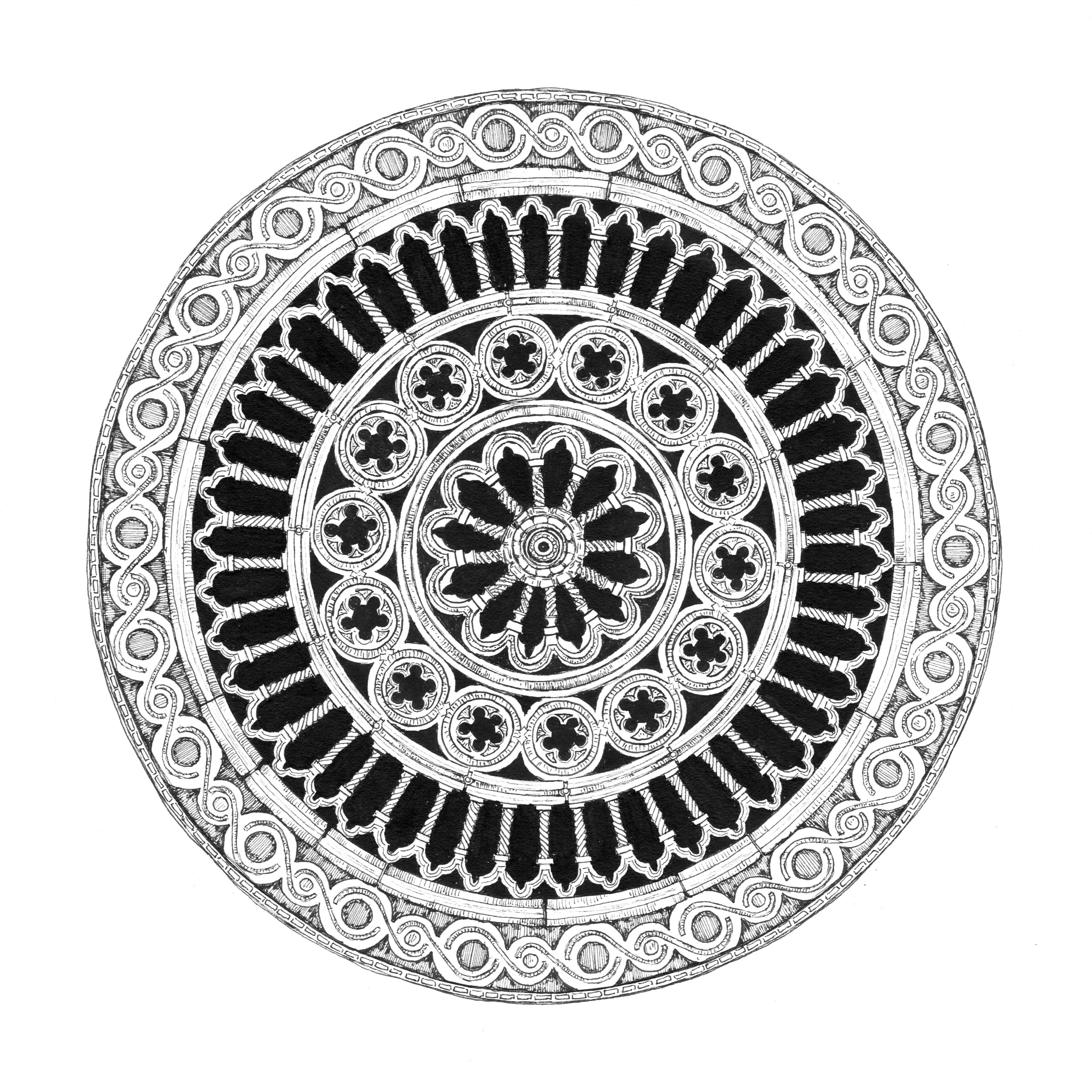 Window from the Basilica of Saint Francis of Assisi - SOLD