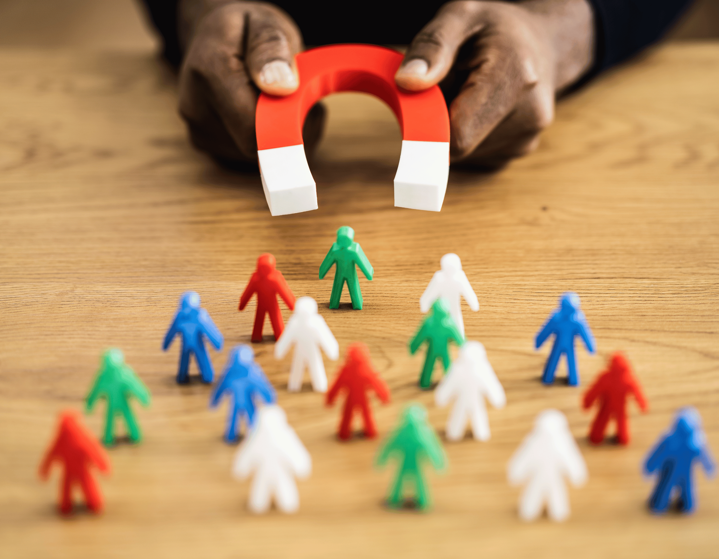 Magnet attracting leads through Outbound B2B Lead Generation