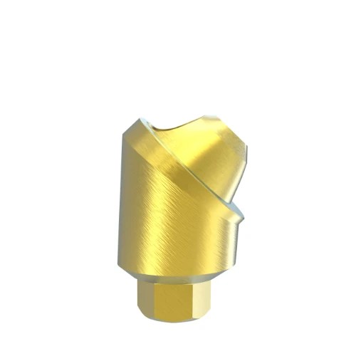 GDT Angulated 45? Multi Unit 1.4 abutment with a 3mm collar height for internal hex 2.42 Platform