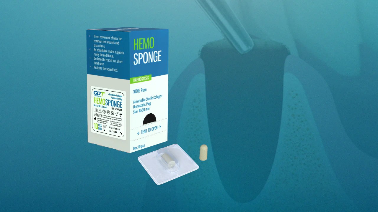 100% Pure Collagen Hemosponge