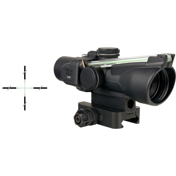Trijicon 2X20 Compact Acog Scope Green Crosshair Reticle