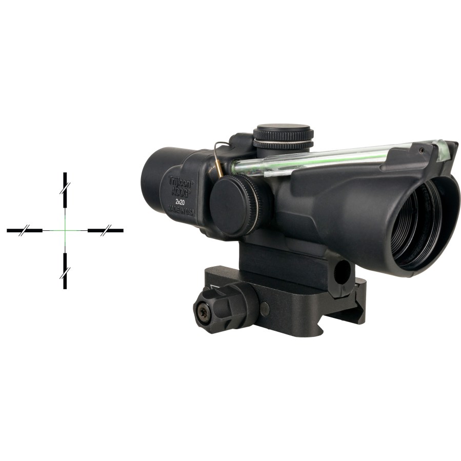 Trijicon 2X20 Compact Acog Scope Green Crosshair Reticle