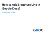 How To Add Signature Line In Google Docs Gdoc Io