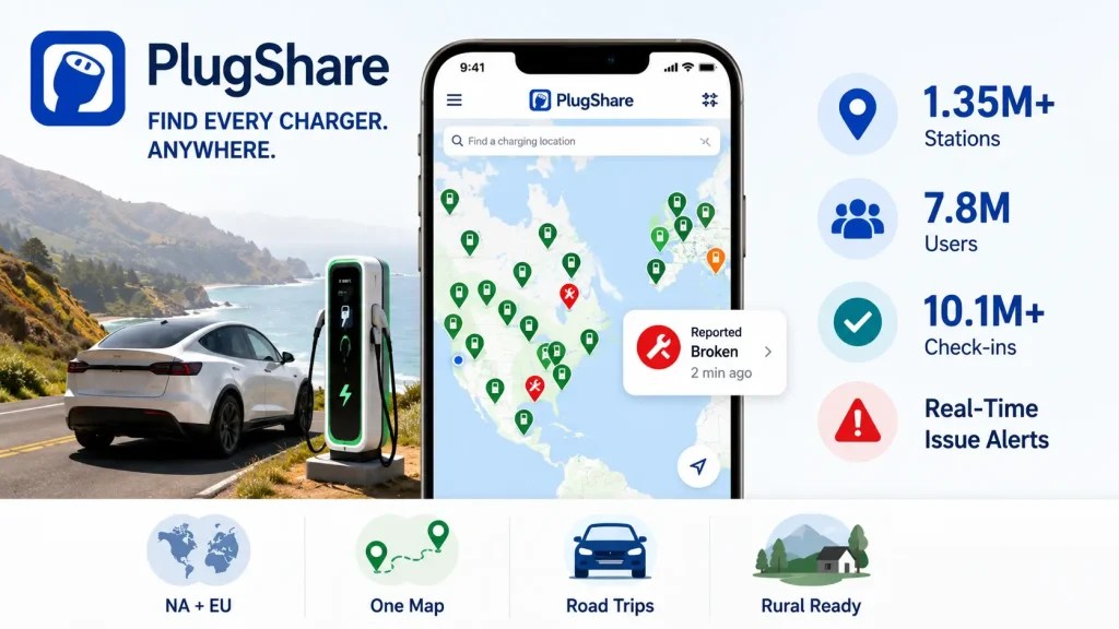 Best EV Charging App For Fast Charging Daily Use 2026 Plugshare Ev Charger Map App