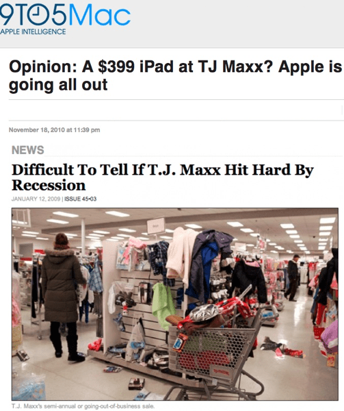 Why Is Apple Letting the iPad Sell at TJ Maxx and Marshalls for 100