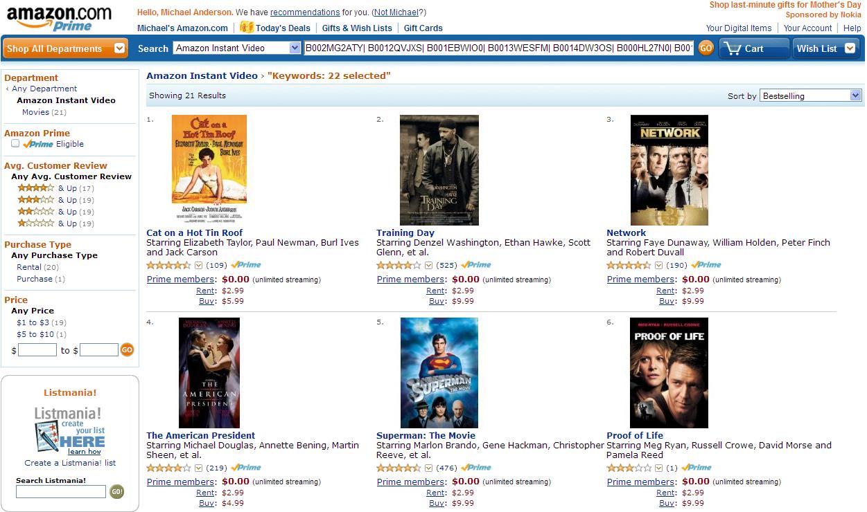 Amazon Prime Videos (finally) Adds New Content GearDiary