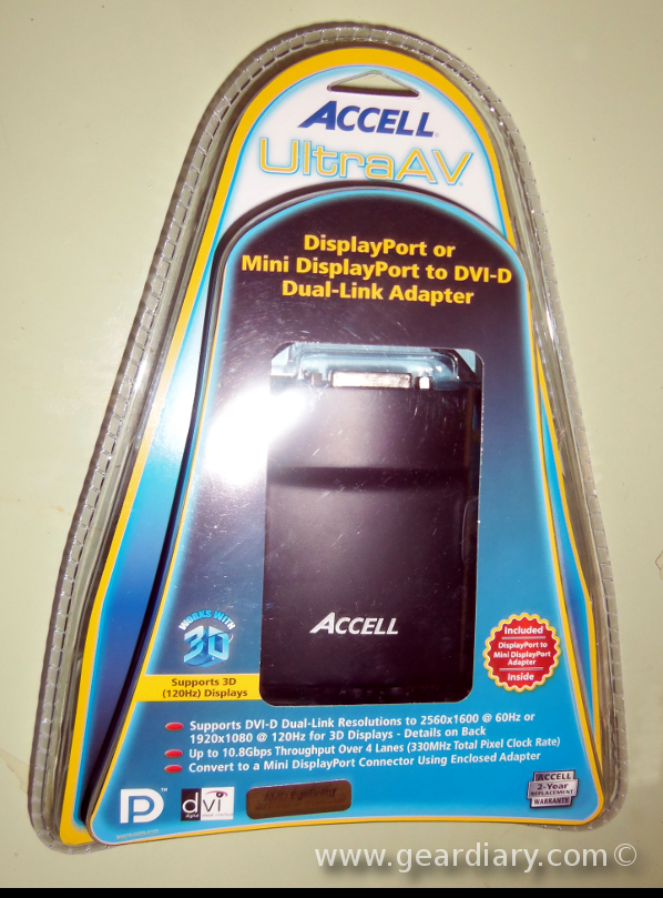Accell DisplayPort/Mini DisplayPort to DVI-D Dual-Link Adapter Review ...